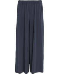 Issey Miyake - Drape Jersey Cropped Trousers - Lyst