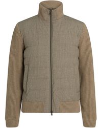 Herno - Wool-Blend Padded Bomber Jacket - Lyst