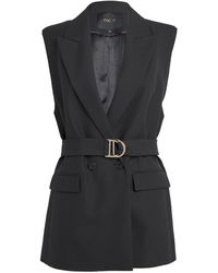 Maje - Double-Breasted Waistcoat - Lyst