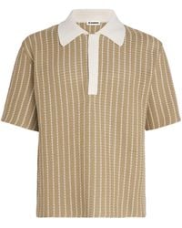 Jil Sander - Knitted Polo Shirt - Lyst