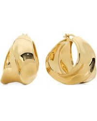 Monica Vinader - Vermeil Nomade Hoop Earrings - Lyst