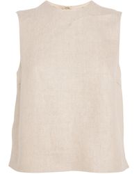 Theory - Linen Zip-up Clean Top - Lyst