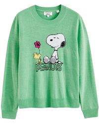 Chinti & Parker - X Peanuts Flower Power Sweater - Lyst