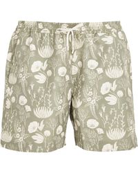 Sunspel - Printed Swim Shorts - Lyst