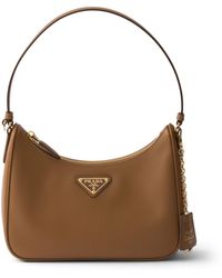 Prada - Mini Saffiano Leather Re-Edition 2005 Top-Handle Bag - Lyst
