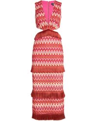 PATBO - X Harrods Crochet Midi Dress - Lyst