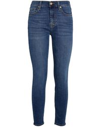 7 For All Mankind - B(air) High-rise Ankle Skinny Jeans - Lyst