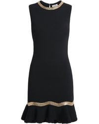 Sandro - Knitted Chain-Detail Mini Dress - Lyst
