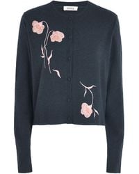 Erdem - Embroidered Fitted Cardigan - Lyst