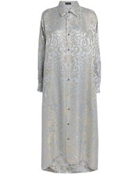 Eskandar - Wide A-Line Midi Shirt Dress - Lyst