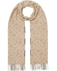 Burberry - Cashmere Montage Scarf - Lyst