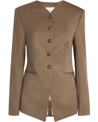 Camilla & Marc - Wool-Bend Collarless Blazer - Lyst