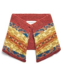 Dries Van Noten - Wool-Alpaca-Blend Collar-Style Scarf - Lyst