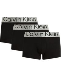 Calvin Klein - Reconsidered Steel Briefs (pack Of 3) - Lyst