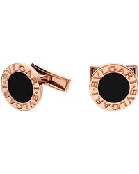 BVLGARI - And Onyx Cufflinks - Lyst