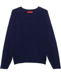 MAX&Co. - Cotton-Blend Rib-Knit Sweater - Lyst