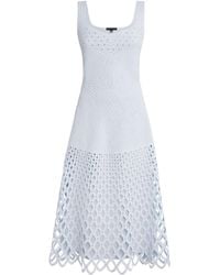 Maje - Embellished Crochet Midi Dress - Lyst