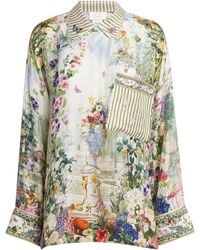CAMILLA - Silk Art For The Empress Shirt - Lyst