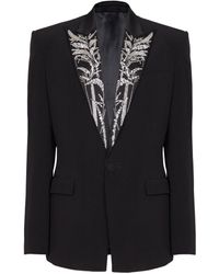 Balmain - Embroidered Single-breasted Blazer - Lyst