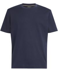 Brioni - Cotton Short-Sleeve T-Shirt - Lyst