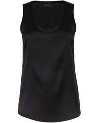Brunello Cucinelli - Silk-Stretch Reversible Tank Top - Lyst