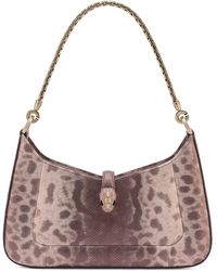 BVLGARI - Small Karung Serpenti Baia Shoulder Bag - Lyst