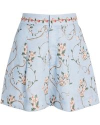 Agua Bendita - Linen Maratea Navegante Shorts - Lyst
