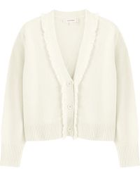 Chinti & Parker - Wool-cashmere Fringed Cardigan - Lyst