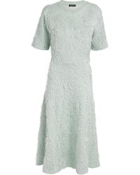 Fabiana Filippi - Feathered-Knit Sequin Midi Dress - Lyst