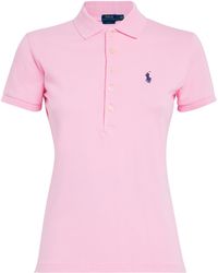 Polo Ralph Lauren - Stretch-Cotton Julie Polo Shirt - Lyst