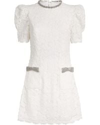 Rebecca Vallance - Crystal-Trim Dillon Mini Dress - Lyst