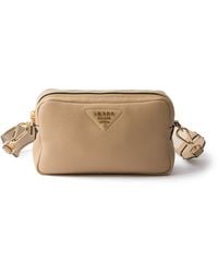 Prada - Small Leather Cross-Body Bag - Lyst