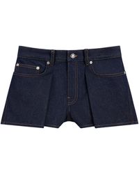 Givenchy - Denim Pinch Shorts - Lyst