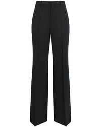 Chloé - Wool Flared Tailored Trousers - Lyst