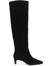 Kurt Geiger - Suede Ascot Knee-High Boots - Lyst