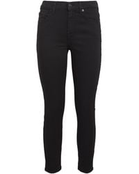 7 For All Mankind - Bair Ankle Skinny Mid-Rise Jeans - Lyst
