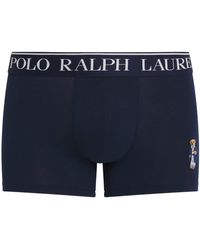 Polo Ralph Lauren - Stretch-Cotton Polo Bear Trunks - Lyst