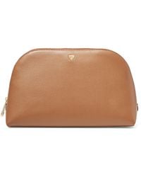 Aspinal of London - Large Grained Leather Cosmetics Case - Lyst