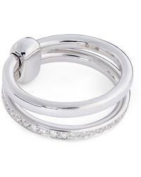 Pomellato - White Gold And Diamond Together Ring - Lyst