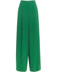 Max Mara - Cady Wide-Leg Trousers - Lyst