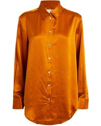 Asceno - Silk London Pyjama Shirt - Lyst