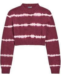 Balenciaga - Cotton Cropped Sweater - Lyst