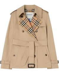 Burberry - Gabardine Lakefield Trench Jacket - Lyst