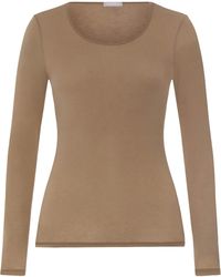 Hanro - Ultralight Long-Sleeve T-Shirt - Lyst