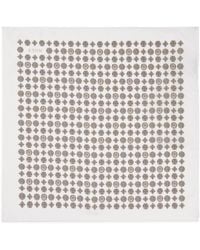 Eton - Silk Medallion Pocket Square - Lyst