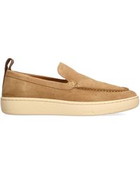 Lanvin - Suede Slipper Loafers - Lyst