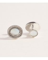 Tateossian - Sterling And Mother-Of-Pearl Cufflinks - Lyst