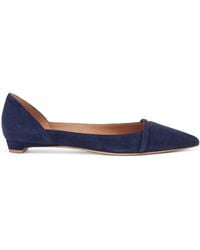 Malone Souliers - Suede Crawford Ballet Flats - Lyst