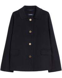 Max Mara - Virgin Wool Single-Breasted Jacket - Lyst