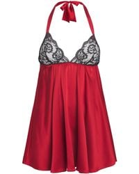 Gilda & Pearl - Silk Muse Babydoll Slip Dress - Lyst